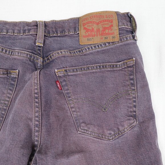 Levi's 511 Slim Fit Jeans Men's 32x29 Stretch Denim - Picture 6 of 11